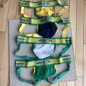 LOT OF 4 BSHETR Men's Jockstrap  Underwear SZ  XXL Awesome Colors!